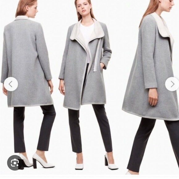 ARITZIA WOOL COAT - CORMAC ALL BLACK - Picture 4 of 4